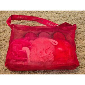 Alchemy Living Exfoliate & Hydrate Collection Body Butter Gift Set w/ Poufs & Ba